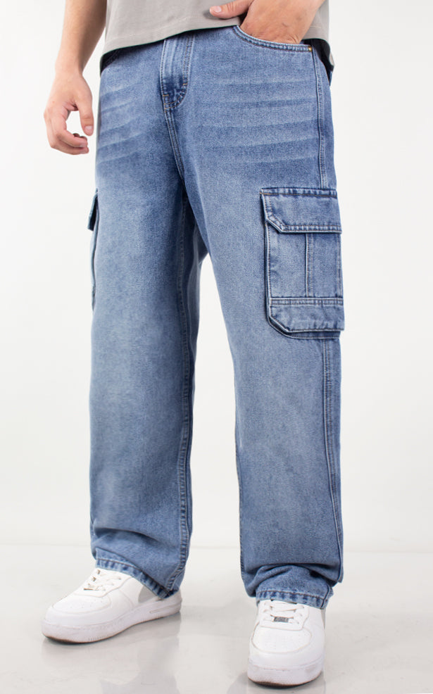 Pantalon Oversize Cargo ASHFORD BEIGE