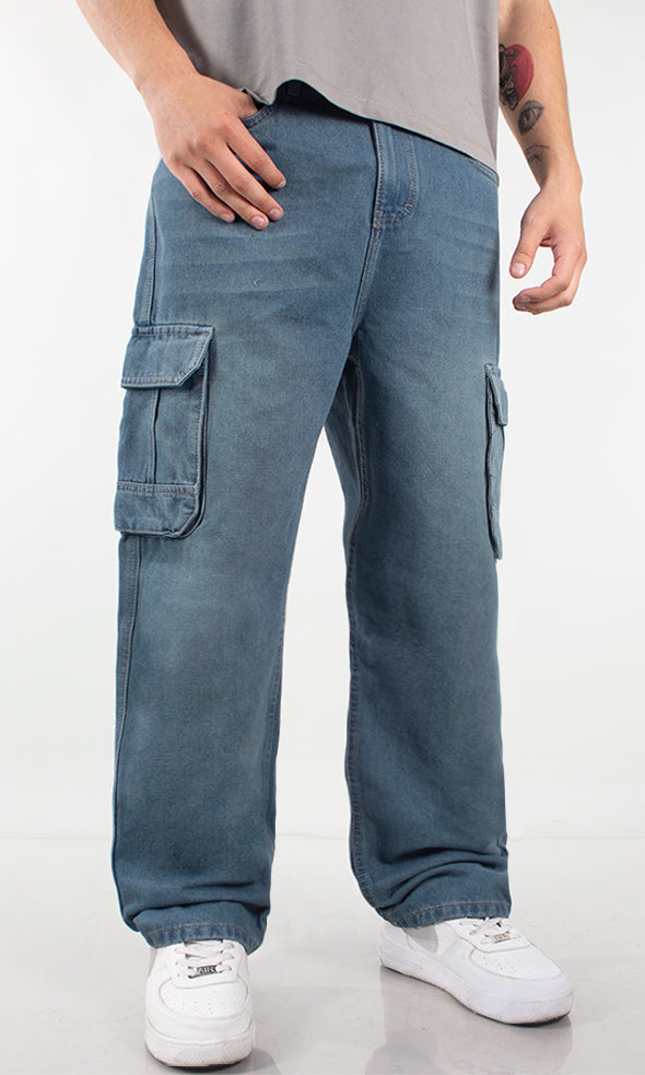 Pantalon Oversize Cargo ASHFORD BEIGE