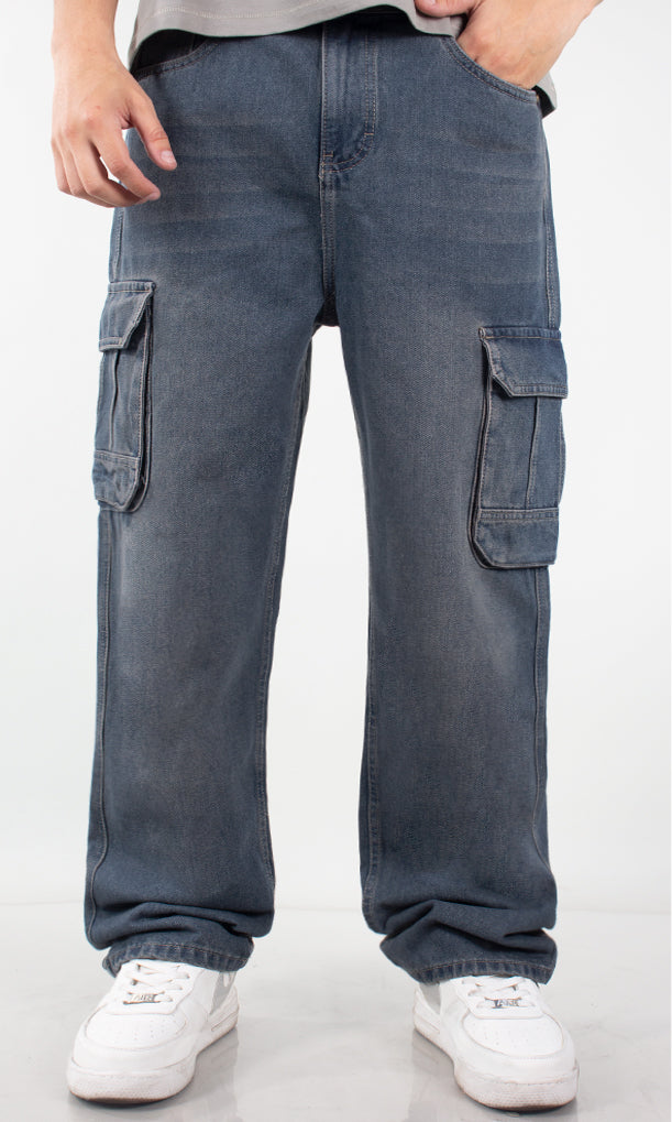 Pantalon Oversize Cargo ASHFORD BEIGE
