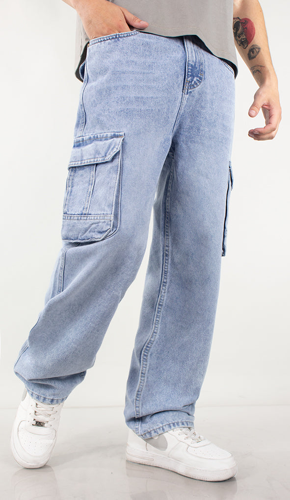 Pantalon Oversize Cargo ASHFORD BEIGE
