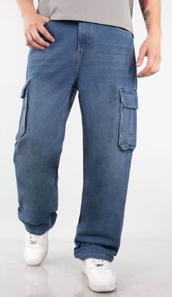 Pantalon Oversize Cargo ASHFORD BEIGE