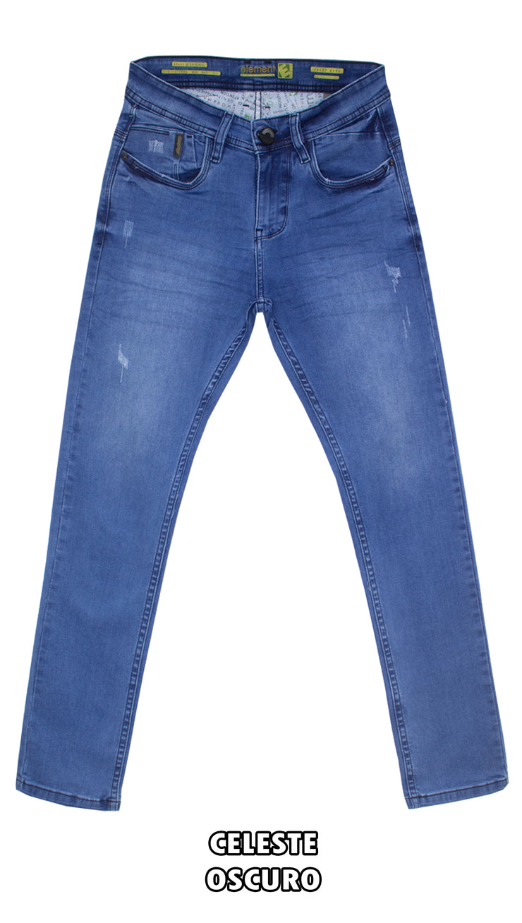 👖 Pantalón jean CLIPTON - comfort - semi pitillo