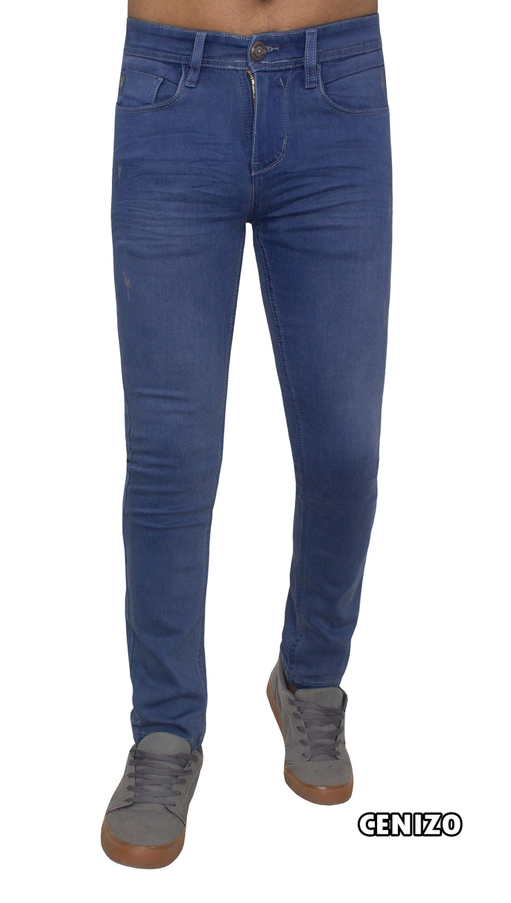 👖 Pantalón jean DEYBI - satinado - semi pitillo