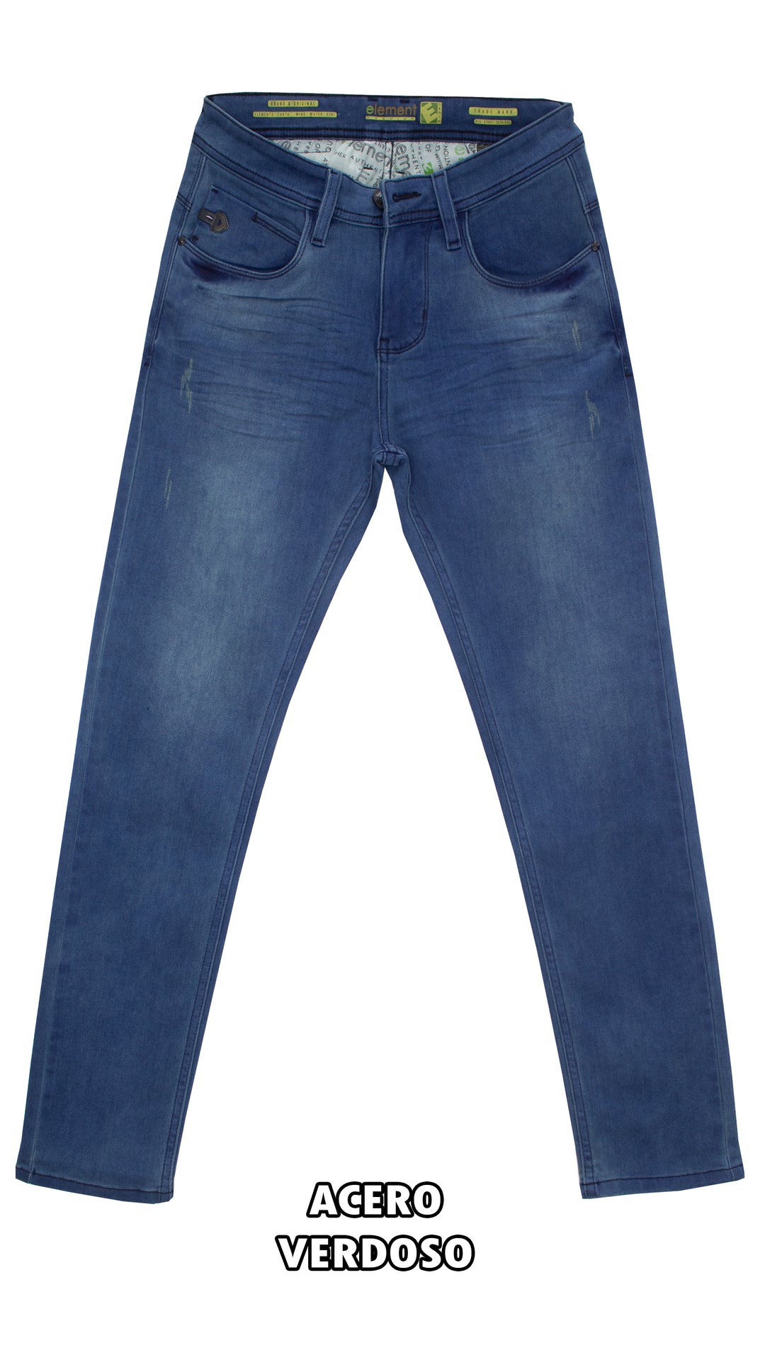 👖 Pantalón jean LEEDS - satinado - semi pitillo