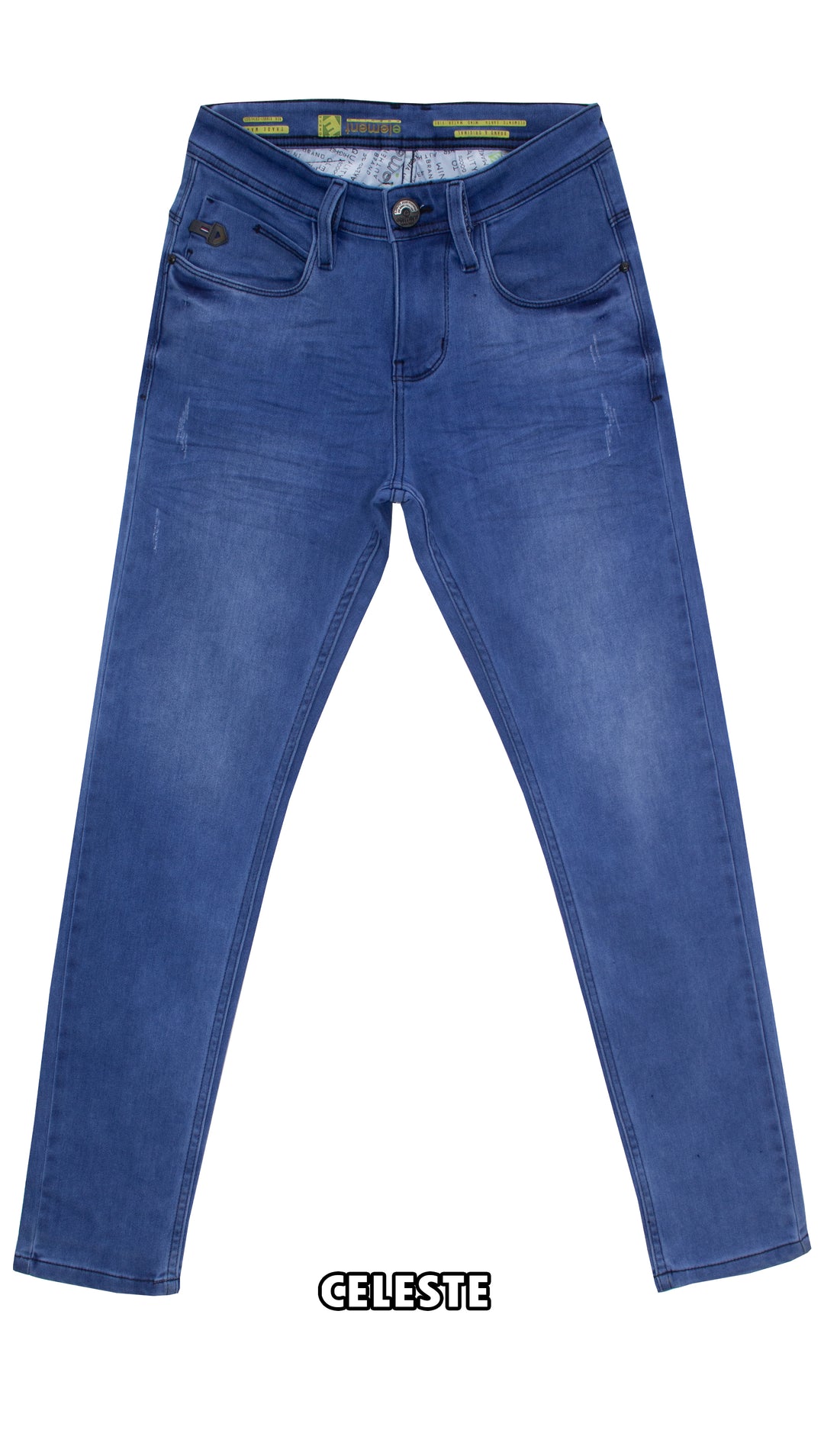 👖 Pantalón jean LEEDS - satinado - semi pitillo