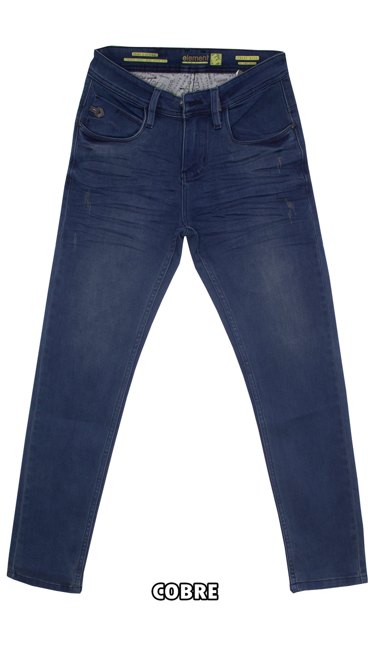 👖 Pantalón jean LEEDS - satinado - semi pitillo