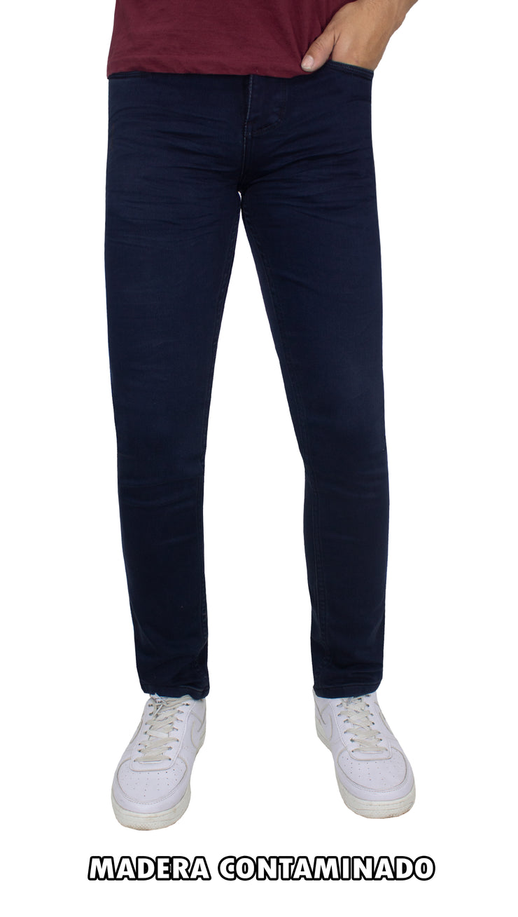 👖 Pantalón jean CROSFIT - satinado - semi pitillo