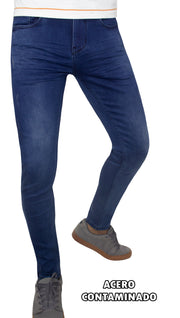 👖 Pantalón jean MOUSHON - satinado - pitillo
