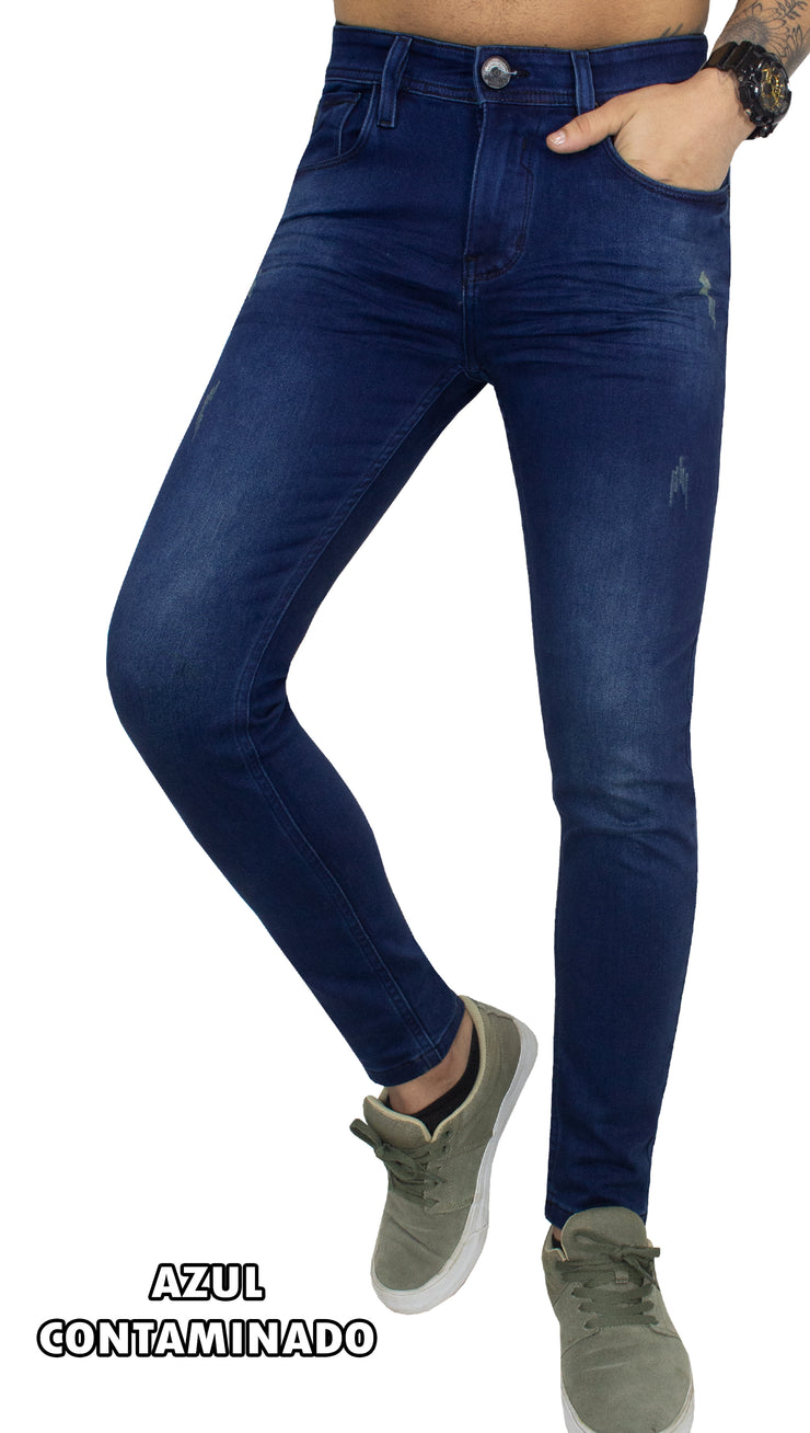 👖 Pantalón jean MOUSHON - satinado - pitillo