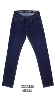 👖 Pantalón jean PRICOT - comfort - semi pitillo