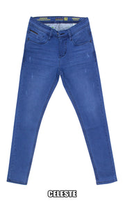 👖 Pantalón jean ROBER - satinado - pitillo