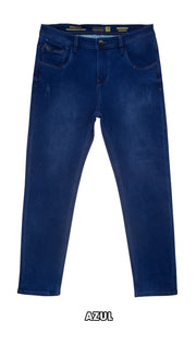 👖 Pantalón jean TIWAN - satinado - semi pitillo