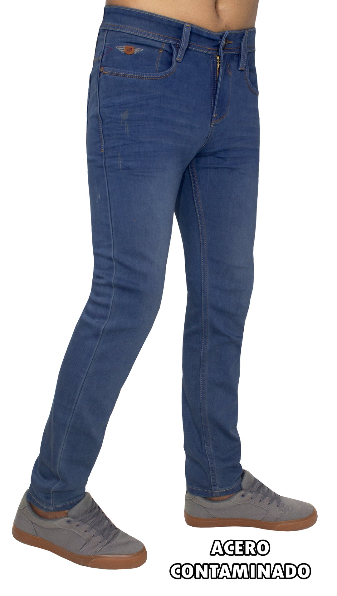 👖 Pantalón jean ECO - satinado - semi pitillo